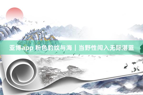 亚博app 粉色豹纹与海｜当野性闯入无际湛蓝